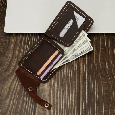 SOURCE EUROPEAN AND AMERICAN RETRO MEN'S GENUINE LEATHER WALLET 1044CH