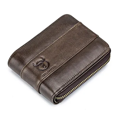 GENUINE LEATHER MULTI-FUNCTIONAL SHORT WALLE GB-BC0025