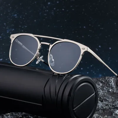 METAL SPRING TEMPLE DRIVING SUNGLASSES GB-8294