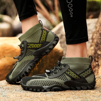 FLYING WOVEN MID-CUT SOCK-TOP LIGHTWEIGHT HIKING SHOE GB-M900