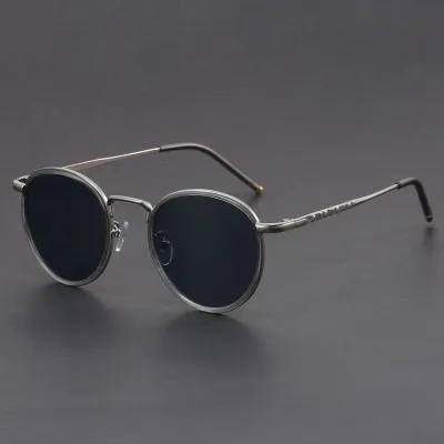 HONG KONG STYLE RETRO SMALL ROUND FRAME SUNGLASS GB-1043