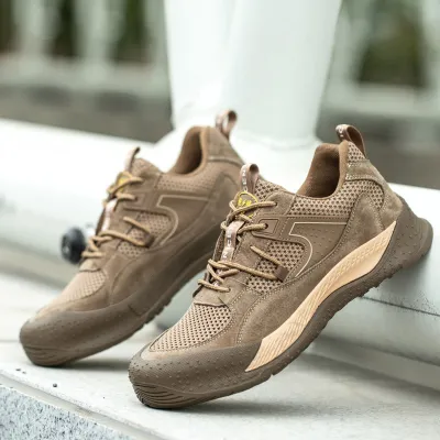 ANTI-SMASH ANTI-PUNCTURE NON-SLIP WEAR-RESISTANT SAFETY PROTECTION SHOE 6008KH