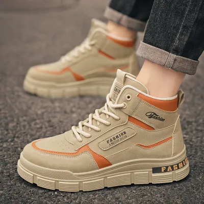 BRITISH RETRO NON-SLIP HIGH-TOP BOOT GB-7602