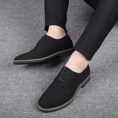 SUEDE MODERN FASHION RETRO SHOE GB-4006