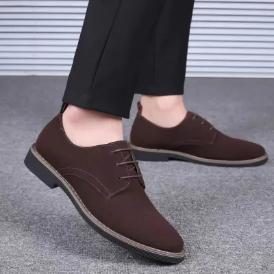 SUEDE MODERN FASHION RETRO SHOE GB-4006