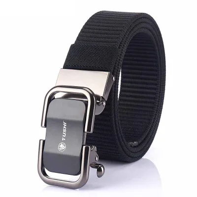 AUTOMATIC BUCKLE NYLON BRAIDED BELT 6045B