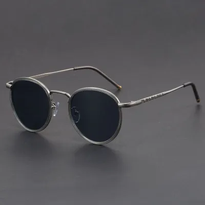 HONG KONG STYLE RETRO SMALL ROUND FRAME SUNGLASS 1043S