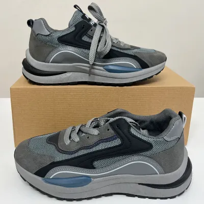 BREATHABLE NON-SMELLY MESH CASUAL SHOE 6018BL
