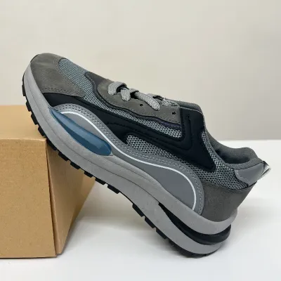 BREATHABLE NON-SMELLY MESH CASUAL SHOE 6018BL