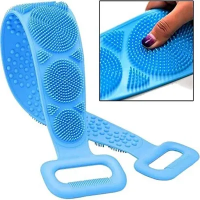 Body Wash Silicone Scrubber Belt (1 pc)