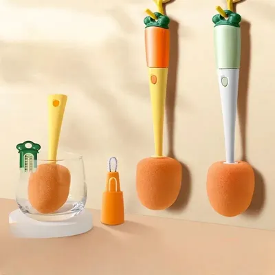 3 in 1 Carrot Long Handle Cup Brush