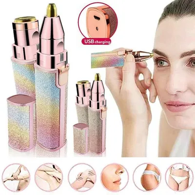 2 in 1 Portable Eyebrow & Hair Remover Trimmer