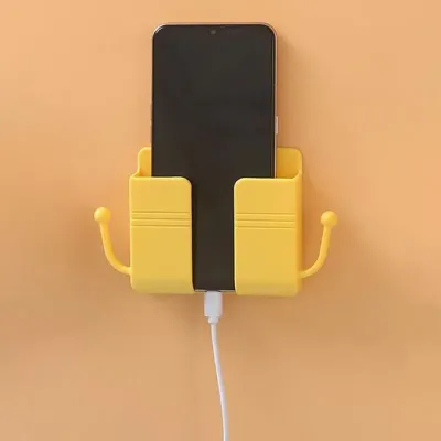 Wall Mounted Remote Mobile Phone Plug Wall Holder  (1 Pc)
