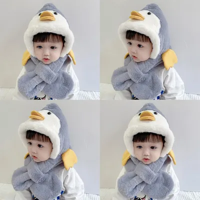 Cute baby winter cap