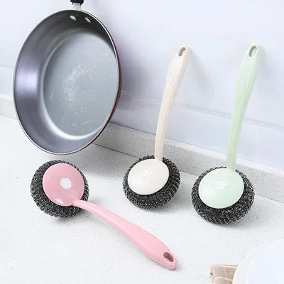Kitchen Dish Cleaning Brush with Long Handle (1 pc)