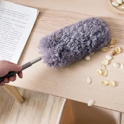 Microfiber Dusting Retractable Household Cleaning Brush 