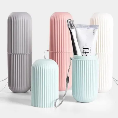 1 Pc Portable Toothbrush & Toothpaste Holder