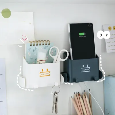 Multi-functional Wall Mount Phone Holder