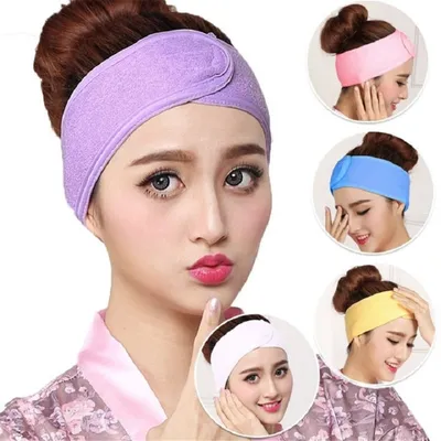 Soft Adjustable Facial Headband (1 Pc)
