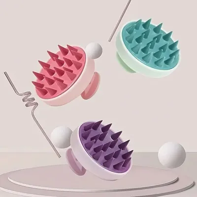 Silicone Scalp Massager Brush (1 pc)