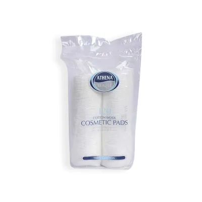 Athena Cotton Wool Cosmetic Pads - 120pcs