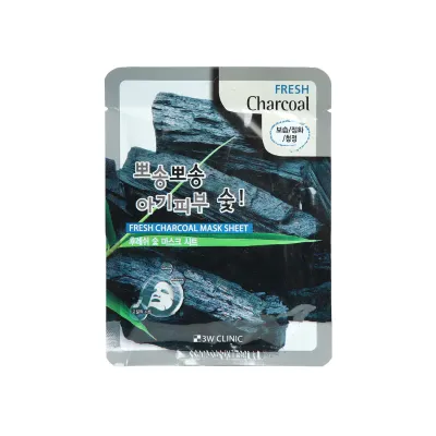 3W CLINIC CHARCOAL SHEET MASK