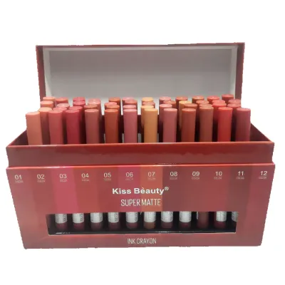 Kiss Beauty Super Matte Ink Crayon Lipstick (24h Lasting) 11