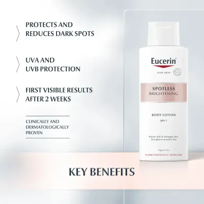 EUCERIN Ultrawhite Spotless Body Lotion SPF7 (Repairs Dull & Damaged Skin) 250ml