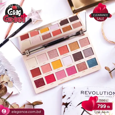 Revolution Ride Or Die Eyeshadow Palette (2pcs BOGO)