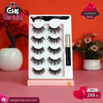 Magnetic 003 (5 pair) Eyeliner Eyelash Suit