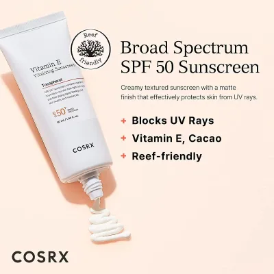 Cosrx Vitamin E Vitalizing Sunscreen SPF 50+ 50ml