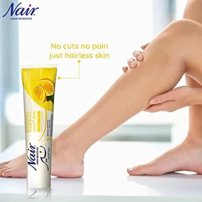 Nair Lemon Fragrance Hair removal Cream For All Hair Types 110g (UK)	