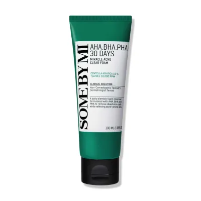 Some By Mi AHA BHA PHA 30 Days Miracle Acne Clear Foam 100ml