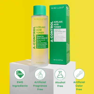 Nine Less A-Control Azelaic Acid Acne Prone Skin Toner 150ml	