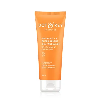 Dot & Key Vitamin C + E Super Bright Gel Face Wash 100ml	