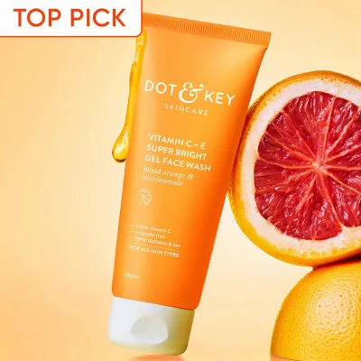 Dot & Key Vitamin C + E Super Bright Gel Face Wash 100ml	