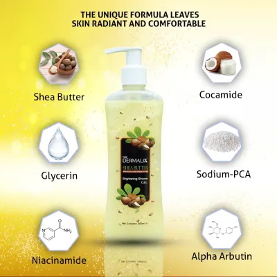 The Dermalix Shea Butter Brightening Shower Gel 250ml	