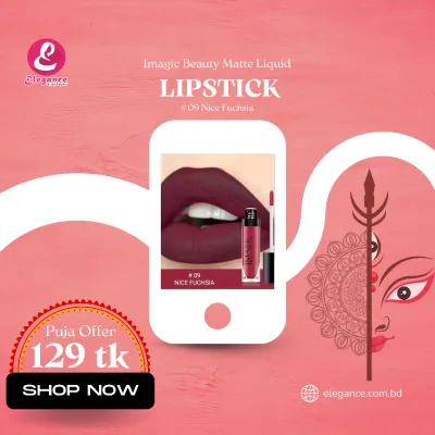 Imagic Beauty Matte Liquid Lipstick 09