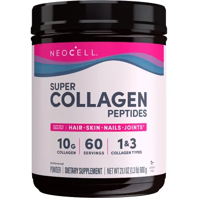 Neocell Super Collagen Unflavored Powder Types 1 and 3 -600g