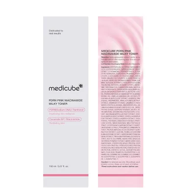 Medicube PDRN PINK NIACINAMAIDE MILKY TONER 150ml	