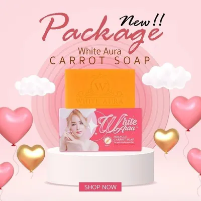 White Aura Miracle Carrot Soap
