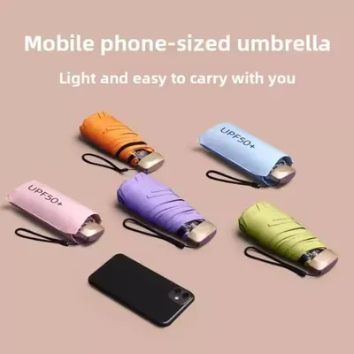 Phone Size Mini Folding Pocket Umbrella