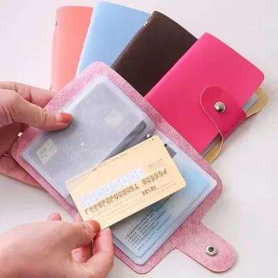 ID Card / Credit Card Card Holder 14 Page/28 Slot