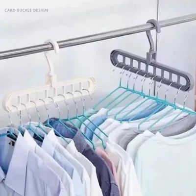 360° Rotating Multipurpose Folding Magic Clothes Hanger