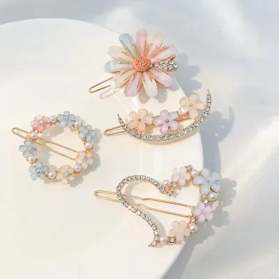 4 Pcs Cute Hair Clip Set