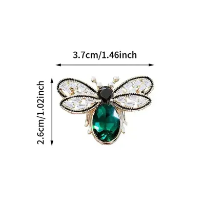 Crystal Bee Hijab Brooch / Hijab Pin 