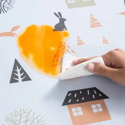 Random Pattern Waterproof Refrigerator Top Dust-Proof Cover 
