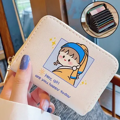 Cute Cartoon  Multi Slot Purse  Card Holder 
