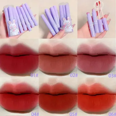 Magic Casa Naughty Rabbit 6 Pcs Matte Lipstick Set 