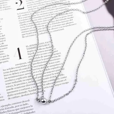 2 pcs Magnetic Couples Necklaces Pendent 